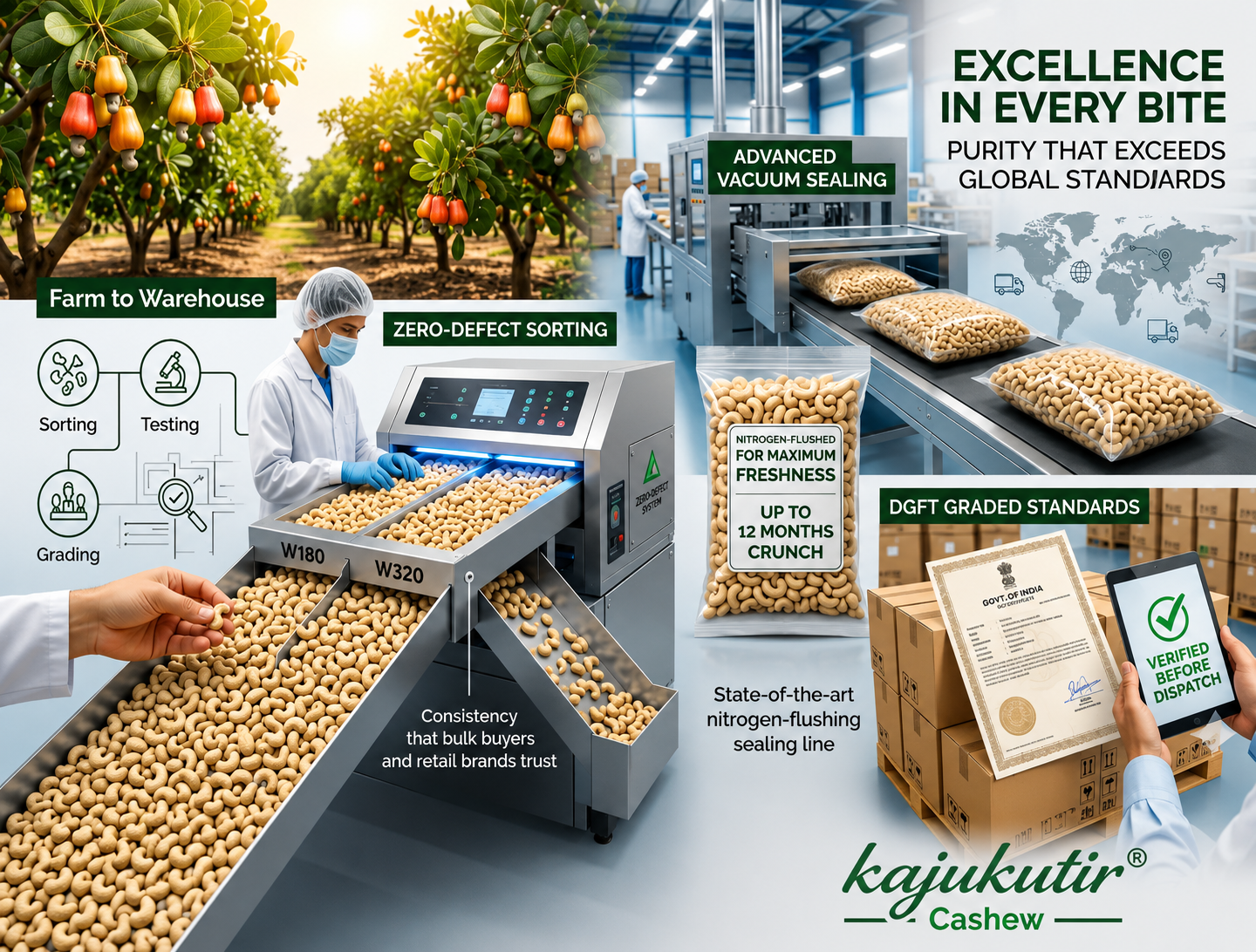Premium Quality Cashews